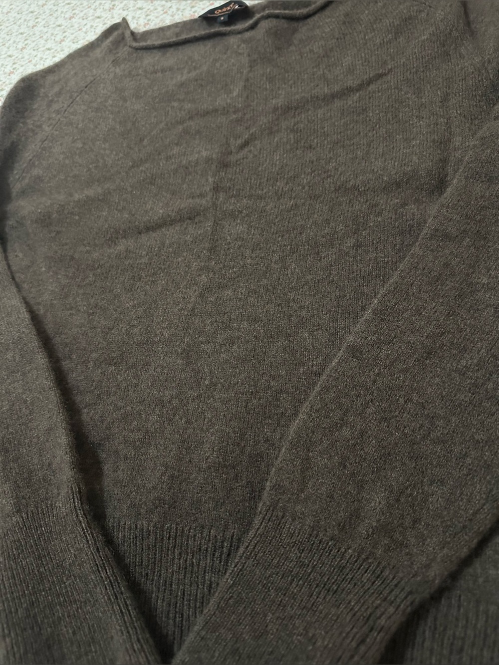 Women's Brown boatneck Sweater size small - Picture 4 of 10